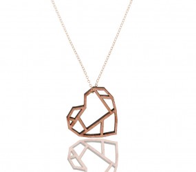 Pico Design Laser Cut Heart Necklace