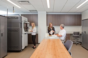 Staff break room
