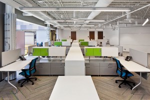 Open office with Steelcase c:scape workstations