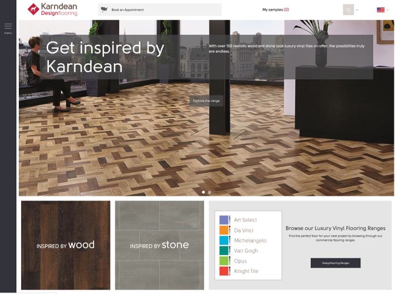 Karndean Designflooring website