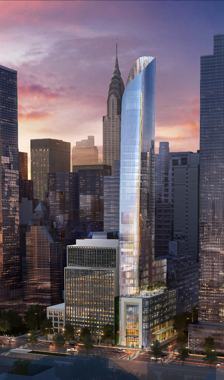 Turkevi Center Render Aerial looking west - Courtesy Perkins Eastman