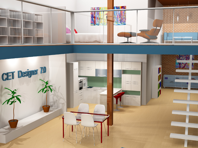 Stairs, multiple levels in CET Designer