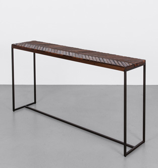 The Boardwalk Console table, by Uhuru