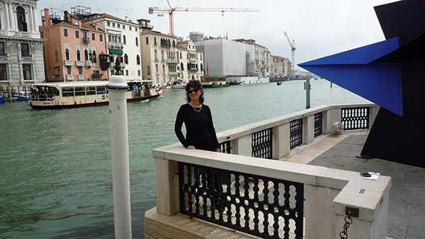 Enjoying art Italian style at the Peggy Guggenheim museum in Venice. Photo courtesy of Barbara Dunn