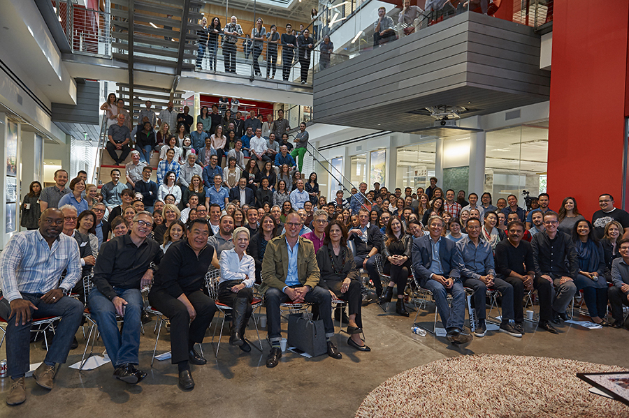 Gensler All Staff celebration for Barbara's and Andy Cohen’s 35-year anniversary. Photo by Makena Hudson, Gensler
