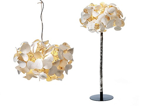 Green Furniture Concept: Leaf Lamp Series
