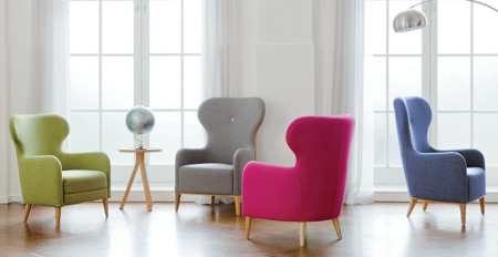 Mr. & Mrs. wing chairs
