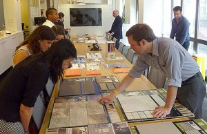 A vendor tradeshow at Environetics New York office. Vendor presentations are an extension of a good resource library