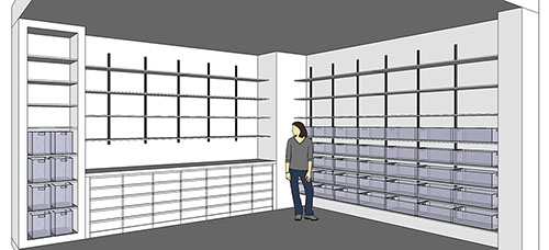 Set up your library like a retail environment.