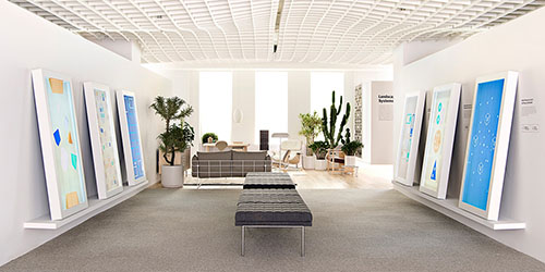 The information gallery in Herman Miller’s NeoCon 2016 showroom.