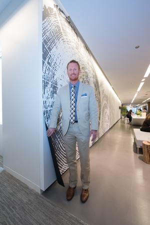 A disruptive new wall material product by OFS Brands. Photography: Jeff Beck