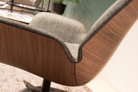 It's all in the details: Conexus Lounge Chair and Ottoman by HBF. Photography: Jeff Beck