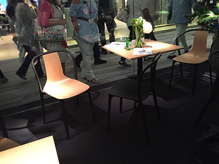 Belleville Chairs and Table, by Vitra. Photography: Julia Peppard.