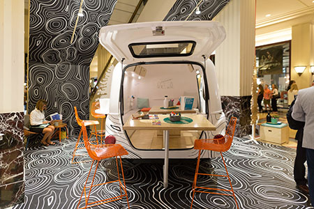 IdeaPaint trailer, a surprise hit product. Photography: Wittefini Studio