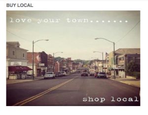 A Screen Capture from the “Our Story” section of Century Furniture’s website demonstrates its hometown philosophy.