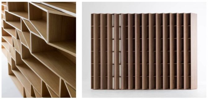 Channels’ new ‘Mr Knock’ Bookcase I (detail); ‘Mr Knock’ Bookcase II