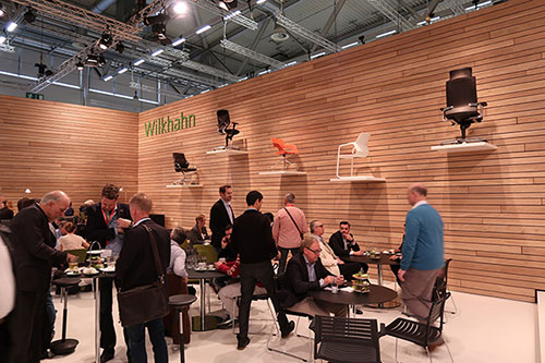 The Wilkhahn stand was impressive , as expected.