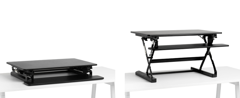 Workplace Wellness: Adjustable Desk Riser from Poppin - officeinsight