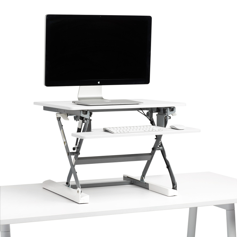 Workplace Wellness: Adjustable Desk Riser from Poppin - officeinsight