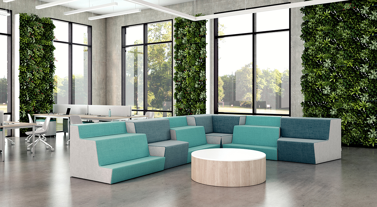 Give Life to Your Walls with Leaf Living Walls from Nevins - officeinsight