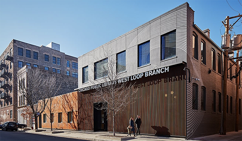 Chicago Public Library, West Loop Branch Awarded 2019 Frank Lloyd ...