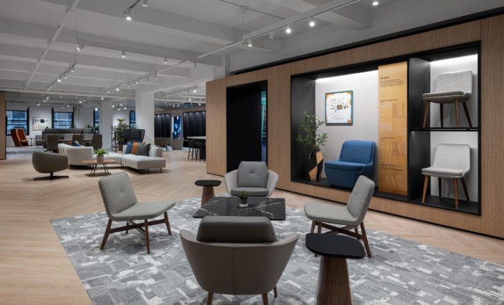 Grown Brilliance - New York City Showroom Keilhauer’s Renovated New York City Showroom - officeinsight
