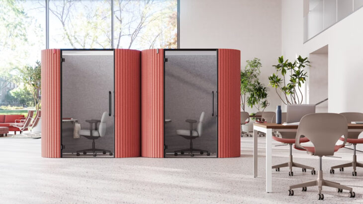 Herman Miller Introduces First-Ever Work Pod for Hybrid